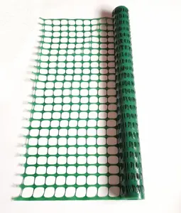 شبكة أمان سور بلاستيكية من البولي إيثيلين باللون الأخضر والبرتقالي للحدائق من الحيوانات الصغيرة بتخفيضات كبيرة