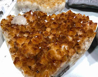 Cristaux de géode en gros, pierres naturelles, amas de citrine, géode de quartz pour la décoration de cristaux