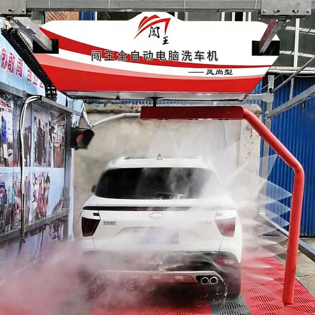 Fully Automatic Non-contact Labor-saving Stainless Steel Touch Screen Control High Pressure Car Washing Machine Car Maintenance