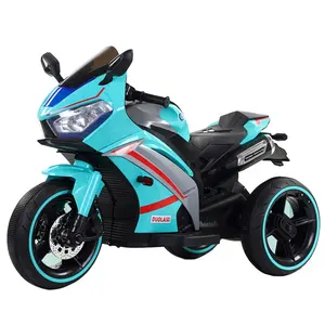 Fabrika toptan ucuz fiyat plastik çocuk elektrikli motosiklet oyuncak araba için 3-12 yıl çocuklar için elektrikli motosiklet
