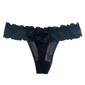 Culottes féminines en forme de pêche, style japonais, mignonnes et sexy, avec queue de cheval, taille basse, en dentelle séduisante et alléchante. - Product Image 5
