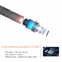 Endoscope industriel étanche IP67 OEM/ODM 1080P HD avec écran IPS 4,3 pouces, objectif 8 mm, zoom 3X, certifié CE FCC, pour utilisation extérieure, canalisations et automobiles