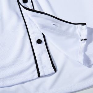 Maillot de baseball vintage noir vierge pour homme, broderie personnalisée durable, style hip-hop et culture urbaine, pour softball - Product Image 3