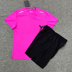 <span class=keywords><strong>Kit</strong></span> T-Shirt e Pantaloncini da Palestra Unisex di Alta Qualità, Asciugatura Rapida, Traspirante, Maglia da <span class=keywords><strong>Calcio</strong></span> a Maniche Corte, Tuta Sportiva - Product Image 3