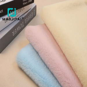 Bền vững giả thỏ lông dày đống in đồ chơi sang trọng tự động bọc may dệt kim 100% polyester ủng hộ - Product Image 6