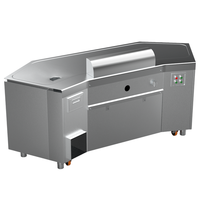 Commerciële Tepaangrill Elektrische Platte Bakplaat Rookloze Bbq Grill Restaurant Keukenapparatuur Tafelstation