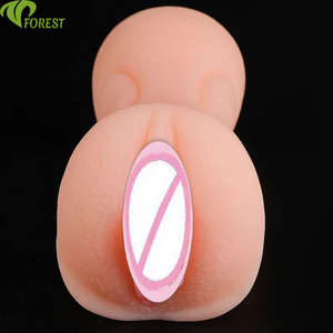 Volwassen Mannelijke Masturbatie Cup TPE Materiaal Dubbelkanaals Masturbatie Apparaat Seks Speelgoed Zak Pussy Volwassen Vrouwen Vagina Speelgoed - Product Image 6