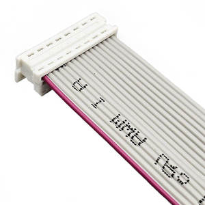 Cable plano de 200 mm con conector IDC de 16 pines 90327 IDT, carcasa de terminal, conector macho y hembra, y contacto para cable plano - Product Image 4