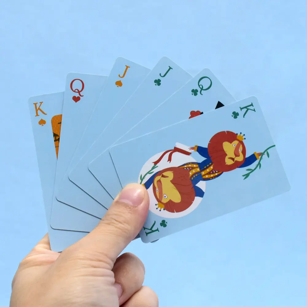 Juego estampado de cartas de póker, Sexy, personalizado