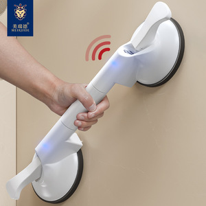 Barra de Agarre con Ventosa Meiruide de 52.25cm, Doble Luz y Sonido de Advertencia, Antideslizante para Seguridad en el Baño - Product Image 1