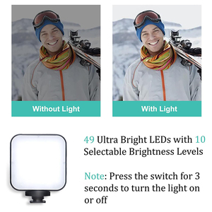 Bộ dụng cụ phát trực tiếp điện thoại di động AY49, giá đỡ đèn LED, gậy selfie, chân máy ba chân kèm micro, bộ dụng cụ quay vlog, chụp ảnh - Product Image 3