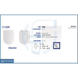 Copriwater Piuma con Chiusura in Vetro - Product Image 5