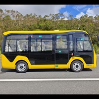 Autocar 18 places 100 % électrique, batterie grande capacité 100 kWh, vitesse maximale 90 km/h, minibus neuf de qualité commerciale à énergie nouvelle