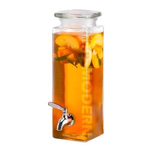 2.3L 80 oz طويل القامة جرة زجاجية شرب موزع حنفية و غطاء زجاجي - Product Image 1
