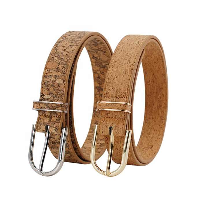 customize belt cork fabric leather belt handmade portugal cork