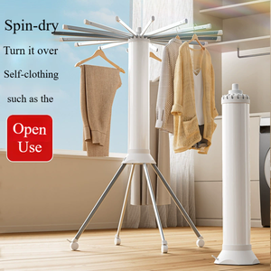 Séchoir à <span class=keywords><strong>linge</strong></span> pliable à quatre pieds en gros, séchoir à <span class=keywords><strong>linge</strong></span> portable avec 4 poulies, séchoir à <span class=keywords><strong>linge</strong></span> pliable - Product Image 2