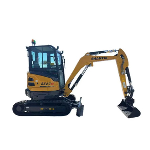 Cab Standard SE27SR Excavadora hidráulica pequeña 3T Excavadora sobre orugas Maquinaria de movimiento de tierras - Product Image 1