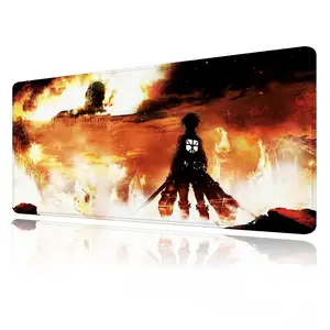 2024 New Mousepad with Non-Slip Rubber Base and Stitched Edges Mouse Mat