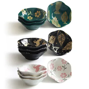 Japanese Small Bowl for Sauce Mini Condiment Olive Oil Dipping Bowls Ceramic Cranberry Sauce Dish