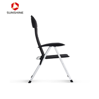 Chaise de Camping pliable en aluminium, 7 Positions réglables, chaise de caravane de luxe personnalisée