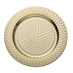 La migliore vendita Home Decor piatto moderno piatto in oro rosa nastro in acciaio inox festa casa Hotel ristorante autunno - Product Image 4