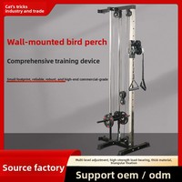 Machine de musculation multi-stations en acier avec poulie pour tirage latéral, tirage dorsal large, presse épaules, presse pectorale, extension triceps, usage domestique