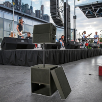 Haut-parleur Line Array unique de 10 pouces et haut-parleur ultra-bas Line Array unique de 18 pouces au sol