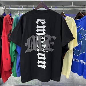 เสื้อยืดผู้ชายคุณภาพสูง สตรีทแวร์ ลายกราฟิกผสมผสาน แฟชั่นกีฬา แบรนด์ดีไซเนอร์ เสื้อยืด MIXED EMOTION สำหรับผู้ชาย - Product Image 4