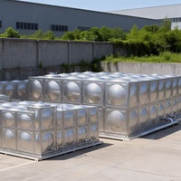 Réservoir d'eau commercial extra-large en acier inoxydable 304/316L, réservoir sous pression personnalisable, adapté à divers domaines, 50000L/heure