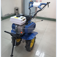 Motoculteur rotatif miniature MeiQi 168 avec boîte à outils, prix abordable, machine agricole d'occasion + cultivateurs