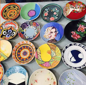 Tazze e Piatti in Argilla Grezza all'Ingrosso, Ceramica Artistica Dipinta Semi-Finita per Fai-da-Te - Product Image 3