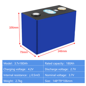 Batería de Iones de Litio NMC Recargable de Alta Calidad CATL de 3.7V y 180ah, Celda Prismática de Iones de Litio de 180ah, 234ah, 248ah, 280ah - Product Image 2