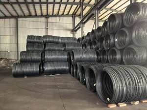 6, 5 мм1006 1008 1022 низкоуглеродистая горячекатаная стальная проволока SAE1008 Черная Проволока Bwg21 Черная отожженная проволока - Product Image 2