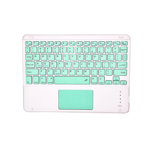 2025 New Mini Đầy Màu Sắc Kim Loại Không Dây <span class=keywords><strong>Bluetooth</strong></span> Bàn Phím Máy Tính Bảng Bàn Phím Touchpad Cho Ipad 10.2 10.5 10.9 11 12.9 13 Inch Imac - Product Image 4
