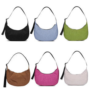 Sac bandoulière ajustable personnalisé pour femme, style croissant moyen, tendance été, recyclé, lourd, lavable en machine - Product Image 3
