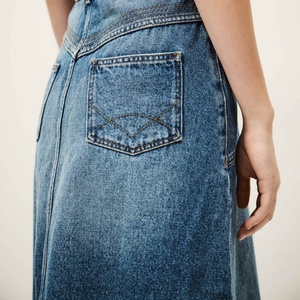 เดรสยีนส์แฟชั่นเก๋ไก๋ปี 2025 แขนกุด สไตล์ลำลองสำหรับผู้หญิง วินเทจ สตรีทแวร์ ลุคเรโทร ล้างสีสไตล์เก๋  แต่งระบาย  ดูสง่างาม - Product Image 5