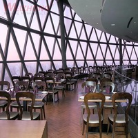 Glatte Geräuschlose Drehbare Restaurant-Plattform Maßgeschneidertes Design Rotierender Boden für Luxushotel Drehbare Essbereiche