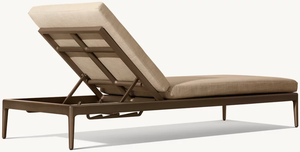Chaise longue d'extérieur <span class=keywords><strong>en</strong></span> teck <span class=keywords><strong>de</strong></span> qualité supérieure, structure stable, confortable, coussin à séchage rapide, imperméable, <span class=keywords><strong>en</strong></span> bois. - Product Image 3
