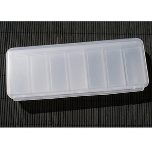 Portable 7-Day Pillbox With Compartments Transparent Weekly Medicine Storage Case For Seniors And Supplements - Product Image 4