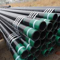 Tuyau de revêtement de 7 pouces API 5ct, filetage de revêtement pétrolier BTC, tuyau en acier noir, meilleur prix, tuyau de revêtement pétrolier et gaz pour forage