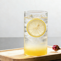 Mug à lait japonais en verre borosilicate à parois fines, 290 ml, pour boissons froides