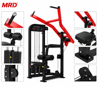 Machine à traction dorsale assise à charge par broches en acier, pour l'entraînement des épaules et du dos, équipement de fitness pour la musculation du haut du corps