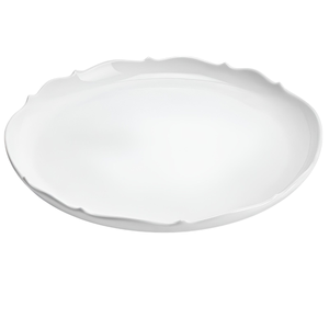 Vassoio Rotondo in Porcellana ARYA LINE DIAM. 35,5 CM BIANCO - Product Image 1