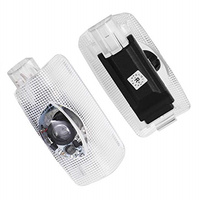 Accessoires automobiles, lumière de bienvenue LED pour porte de voiture, projecteur d'ombre fantôme, lampe d'emblème, lumière de bienvenue pour Toyota Vellfire 2015-2021