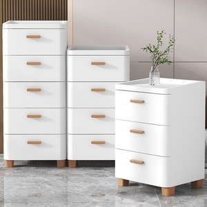 Estilo europeo, 6 capas, 18-60cm de ancho, tipo cajón, armario de almacenamiento, armario de Color blanco y gris, sala de estar, dormitorio, mesita de noche - Product Image 1