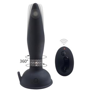 Juguete sexual <span class=keywords><strong>para</strong></span> adultos con Control remoto de silicona recargable por USB, vibración y rotación de 5 funciones, ráfaga de una tecla <span class=keywords><strong>para</strong></span> hombres - Product Image 1