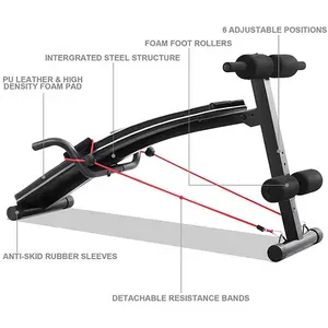 attrezzature per il fitness esercizi a casa macchina addominale ausiliaria tavola supina multifunzionale