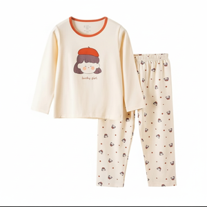 <b>Girls</b> Cartoon Giraffe & Floral Print Outfit Set Comfy <b>Shorts</b> & Long Pants with Ruffle Sleeve Top Perfect for Spring/Summer/Fall - Product Image 1