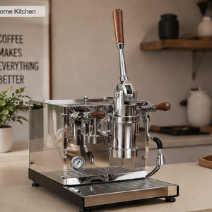 Máquina de Espresso Profesional Comercial de Estilo Italiano con Palanca, Pantalla LCD y Control PID - Product Image 5