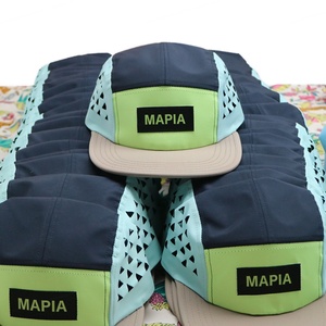 Chapeau Usine En Gros 5 Panneau Campel Chapeaux Respirant À Séchage Rapide Cinq Panneaux Casquette De Course - Product Image 3